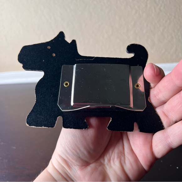 Vintage 1980’s Memphis Style Scottie Dog Picture Frame, Pet Lover, Schnauzer - Picture 4 of 5